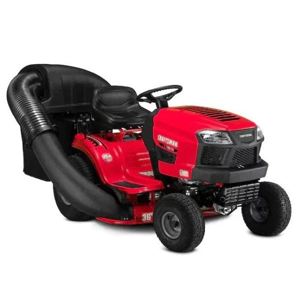 CRAFTSMAN T100 36 - Inch 11.5 HP Gas Riding Lawn Mower Briggs & Stratton Engine Manual 7 - Speed Transmission - Decindoor