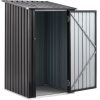 Metal Firewood Storage Shed - Decindoor