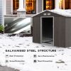 Large Outdoor Garden Storage Shed with Lockable Double Doors - Decindoor