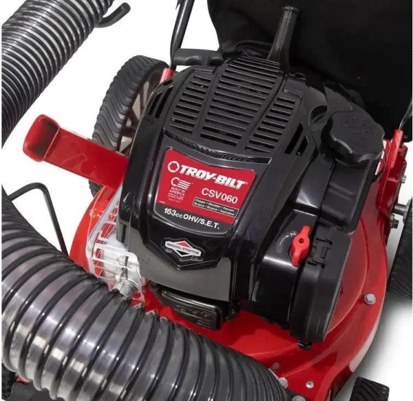 Troy - Bilt 24" Gas Chipper Shredder Vacuum – 3 - in - 1 Yard Cleanup Machine - Decindoor