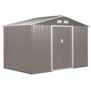 Large Outdoor Garden Storage Shed with Lockable Double Doors - Decindoor