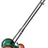 ULM Center GreenEdge 20” Manual Push Reel Lawn Mower – 5 Precision Blade Classic Mower for Smooth Lawn Cutting, Lightweight Hand Push Grass Cutter - Decindoor