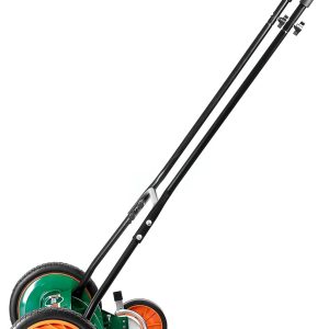 ULM Center GreenEdge 20” Manual Push Reel Lawn Mower – 5 Precision Blade Classic Mower for Smooth Lawn Cutting, Lightweight Hand Push Grass Cutter - Decindoor
