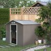 Large Outdoor Garden Storage Shed with Lockable Double Doors - Decindoor